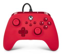 Controlador PowerA Advantage con cable para Xbox Series XS Rojo