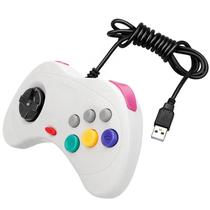 Controlador prendido do Gamepad para o sistema de Saturno, controlador clássico do jogo com USB