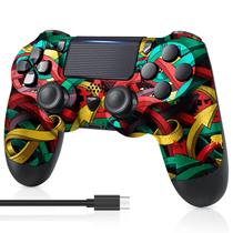 Controlador PS4 MOOGOLE Wireless com cabo USB, bateria de 1000mAh Controlador PS4 MOOGOLE Wireless com cabo USB, bateria de 1000mAh