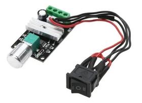 Controlador PWM de Velocidade DC 6A 28V com Reversão de Sentido