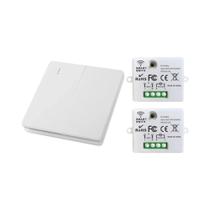 Controlador Remoto De Painel De Parede RF 433Mhz De 3 Canais Para Luz LED, Ventilador, Interruptor