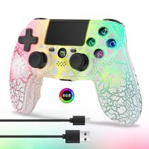 Controlador sem fio DYONDER para PS4 com design rachado exclusivo