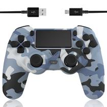 Controlador sem fio KDYGPDCT para PS4/Pro/PS3 com bateria de 1000mAh