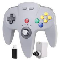 Controlador sem fio SAFFUN 2,4 GHz para N64/Switch Grey