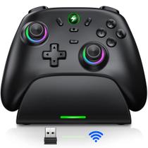 Controlador sem fio Switch Pro e carregador para Nintendo Switch