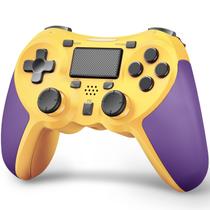 Controlador sem fio TERIOS para Play-station 4 com alto-falante amarelo Controlador sem fio TERIOS para Play-station 4 com alto-falante amarelo