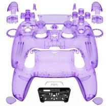 Controlador Shell ExtremeRate Luna Clear Atomic Purple PS5
