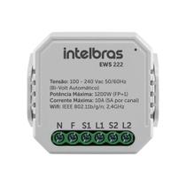 Controlador Smart Wi-fi 2 Interruptores EWS 222 Intelbras