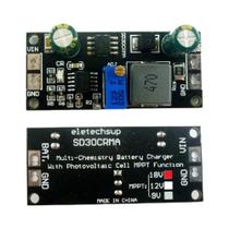 Controlador Solar MPPT 1A Para Bateria De Lítio LiFePO4 Titanato 3.2V 3.7V 3.8V 7.4V 11.1V 14.8V