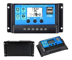 Controlador Solar PWM 30A Display LCD Marca: Solar - Alinee