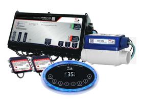 Controlador Spa 5000w Aquece Ilumina Aciona Hidro Slim 5.371