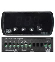 Controlador tempo temperatura gmx 181 90 240vca nc digimec Controlador tempo temperatura gmx 181 90 240vca nc digimec