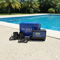 Controlador Ts Solar Digital Ecomasol V2 para Piscina Bivolt Temperatura Aquecimento Diferencial