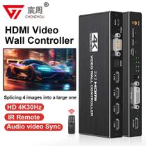 Controlador Vídeo Wall 2x2 Hdmi Full Hd 1 Imagem 4 Telas Nfe