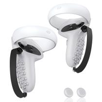 Controlador VR Grip AMZDM para Oculus Quest 2, cinza antiderrapante Controlador VR Grip AMZDM para Oculus Quest 2, cinza antiderrapante