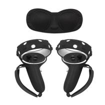 Controlador VR Grips Cover e protetor de lente para Oculus Quest 2