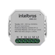 Controlador WI-FI p/ 2 interruptor EWS 222 INTELBRAS