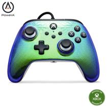 Controlador Xbox Series XS com fio PowerA Advantage Raptor Chrome