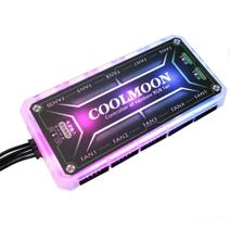 Controladora Coolmoon RGB para Cooler FAN Hub para Conexão/Sincronização