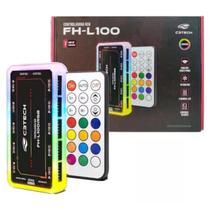 Controladora De Fans Argb 6 Pinos Para Gabinete Gamer FH-L100RGB - C3Tech