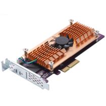 Controladora SSD M.2 QNAP QM2-2P-244A (2x M.2 NVMe, PCIe Gen 2 x4, p/ NAS QNAP)