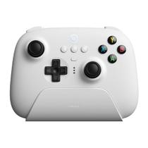 Controle 8BitDo Ultimate Hall Edition - 2.4GHz ou Bluetooth - Branco - 81HA07