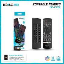 Controle Air Mouse Com Sensor de Ar/ Luz Led /Teclado/ 2.4G LED Com Comando de Voz Para Pc e/ou Tv
