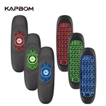 Controle air mouse mini teclado ka 1999 recerregavel com led com led