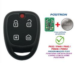 Controle Alarme Positron Modelo PXN48 Serve Para Toda Linha - for