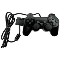 Controle Analógico Com Fio Para Ps2 Preto