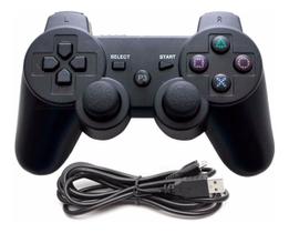 Controle Analogico Para PS3 Led Dulploshock 3 Com Fio na Caixa