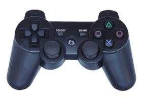 Controle Analógico Ps3 Sem Fio Preto Duploshock3 Max-Ct1