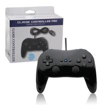 Controle Clássico Classic Grip Compatível Com Nintendo Wii e Wii U Preto - TechBrasil