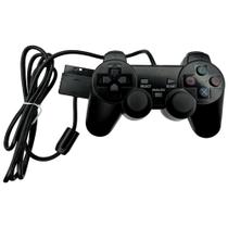 Controle Com Fio Compatível com Playstation Play1 e Play2 Cabo 80m - Maxmidia