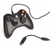 Controle Com Fio Compatível com Xbox 360 Slim Joystick Computador E Pc