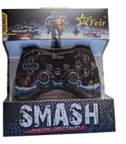 Controle COM FIO Feir Smash PS3 Pc Fr-218A - Dual Shock
