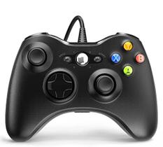 Controle com fio para X box 360 PRETO