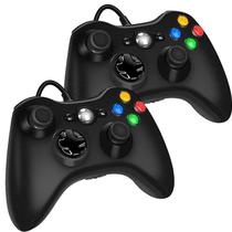 Controle Com Fio Pc Joystick Kit 2 Para Xbox 360 Slim Fat