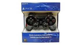 Controle Compatível com Play 3 Sem Fio Dualshock 3
