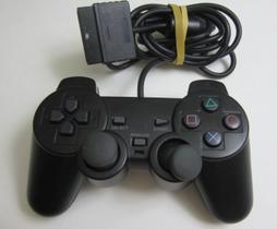 Controle Compatível com Playstation 2 / Ps2 Dual Shock Com Fio