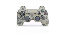 Controle compatível com Ps3 Sem Fio Pc Wireless Gamepad Joystick Gamer camuflado