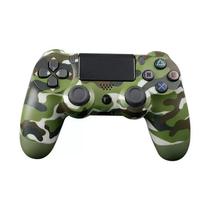 Controle Compatível com Ps4 Camuflado DoubleShock Playstation 4 Sem Fio Verde Militar - Game Intelligence