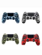 Controle Compativel Com Ps4 Joystick Sem Fio Compatível Ps4 PC Sem Fio Camuflado Game