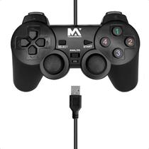 Controle Compatível Com Usb Joystick Analógico Pc E Notebook Cor Preto