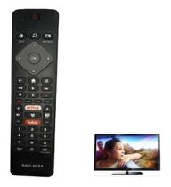 Controle Compatível Compatível Com Tv Philips Tv Led 4k Botões Netflix Youtube - Skylink