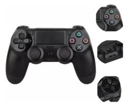 Controle Compatível Joystick Sem Fio Compatível PlayStation Dualshock 4 Jet Black