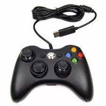 Controle compativel para Xbox 360 ( com fio ) - Usb - preto marca - m.art