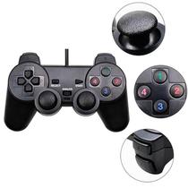 Controle Compativel PS 2 Computador Notebook Com Fio Cabo 1,20m Usb 2.0 Manete PC Analógico Vibratório Joystick Controlador de Jogo Video Game Controle Compativel PS 2 Computador Notebook Com Fio Cabo 1,20m Usb 2.0 Manete PC Analógico Vibratório Joystick Controlador de Jogo Video Game