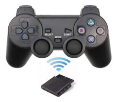 Controle Compatível Ps2 Sem Fio Joystick Jogos Wireless 2.4g