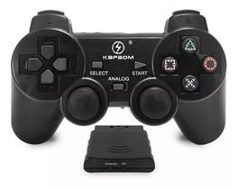 Controle Compativel Ps2 Sem Fio Manete Playstation Kit 2
